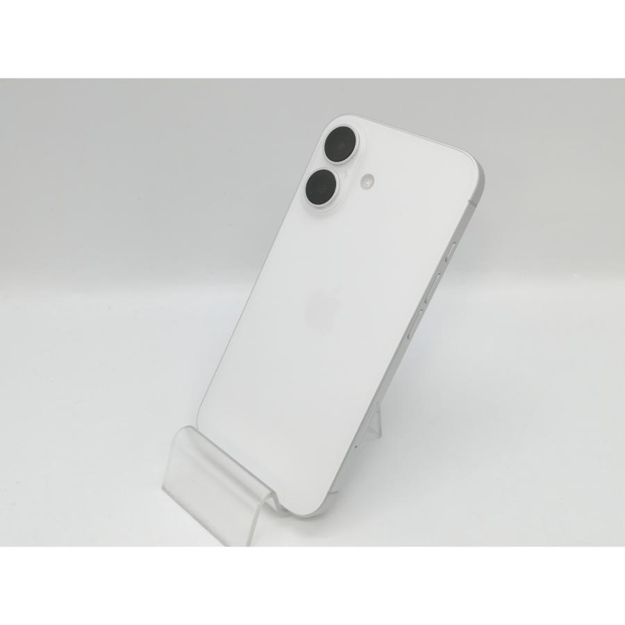 【中古】Apple 国内版 【SIMフリー】 iPhone 16 128GB ホワイト MYDR3J/A【京都】保証期間１ヶ月【ランクA】の画像