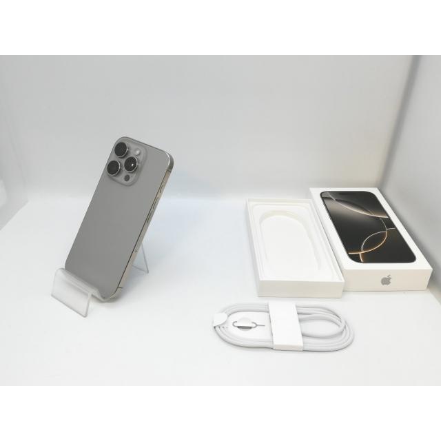 【中古】Apple 国内版 【SIMフリー】 iPhone 16 Pro 128GB ナチュラルチタニウム MYMY3J/A【京都】保証期間１ヶ月【ランクA】の画像