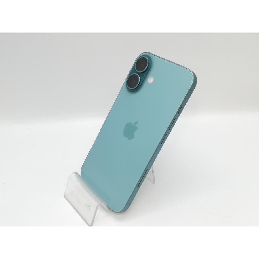 【中古】Apple 国内版 【SIMフリー】 iPhone 16 128GB ティール MYDV3J/A【京都】保証期間１ヶ月【ランクA】の画像