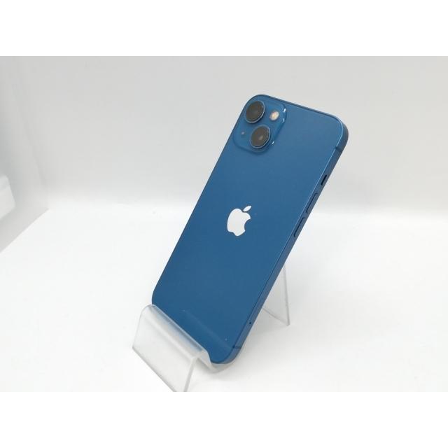 【中古】Apple au 【SIMフリー】 iPhone 13 128GB ブルー MLNG3J/A【京都】保証期間１ヶ月【ランクB】の画像