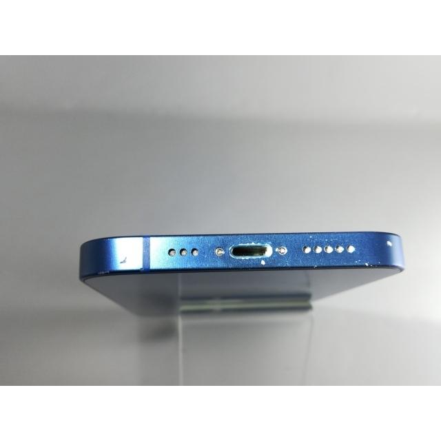 【中古】Apple au 【SIMフリー】 iPhone 13 128GB ブルー MLNG3J/A【京都】保証期間１ヶ月【ランクB】の画像