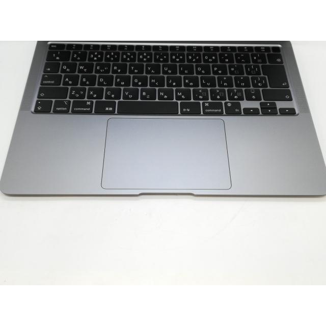 【中古】Apple MacBook Air 13インチ CTO (M1・2020) スペースグレイ Apple M1(CPU:8C/GPU:7C)/16G/512G【京都】保証期間１ヶ月【ランクA】の画像