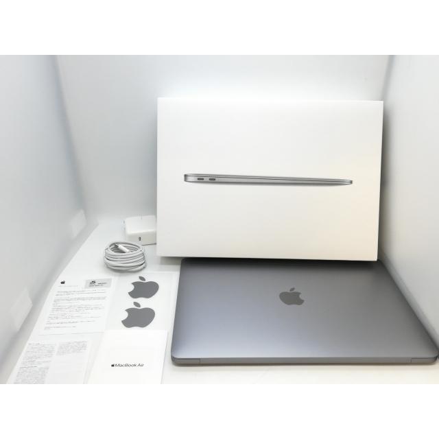 【中古】Apple MacBook Air 13インチ CTO (M1・2020) スペースグレイ Apple M1(CPU:8C/GPU:7C)/16G/512G【京都】保証期間１ヶ月【ランクA】の画像