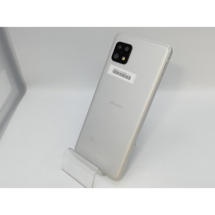 中古】SHARP docomo 【SIMフリー】 AQUOS sense6 シルバー 4GB 64GB SH
