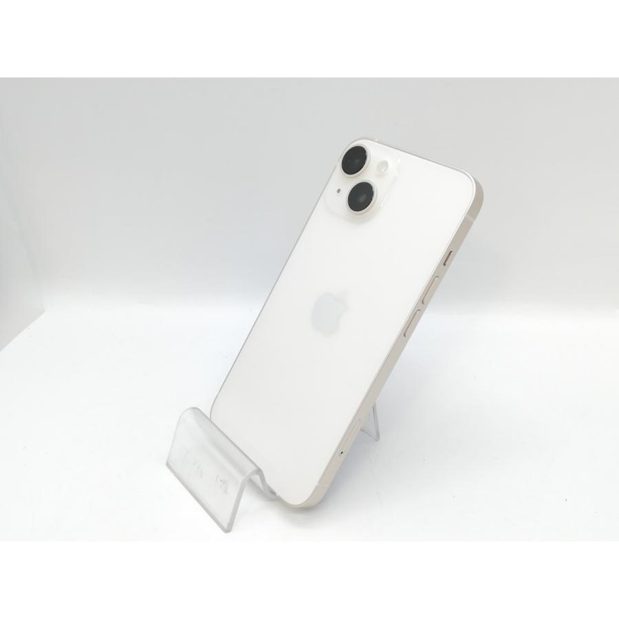 【中古】Apple docomo 【SIMフリー】 iPhone 14 128GB スターライト MPUQ3J/A【京都】保証期間１ヶ月【ランクA】の画像