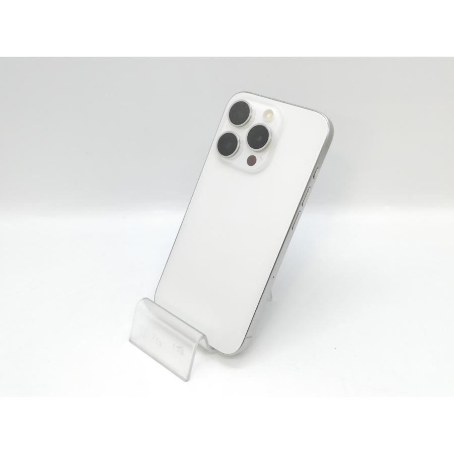 【中古】Apple 国内版 【SIMフリー】 iPhone 15 Pro 128GB ホワイトチタニウム MTU83J/A【京都】保証期間１ヶ月【ランクB】の画像