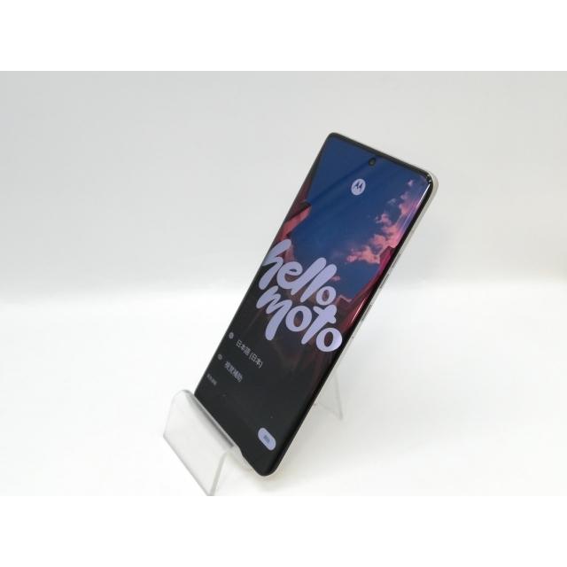 中古】MOTOROLA SoftBank 【SIMフリー】 motorola edge 50s pro バニラ