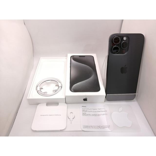【中古】Apple 国内版 【SIMフリー】 iPhone 15 Pro Max 512GB ブラックチタニウム MU6U3J/A【三宮駅前】保証期間１ヶ月【ランクA】の画像