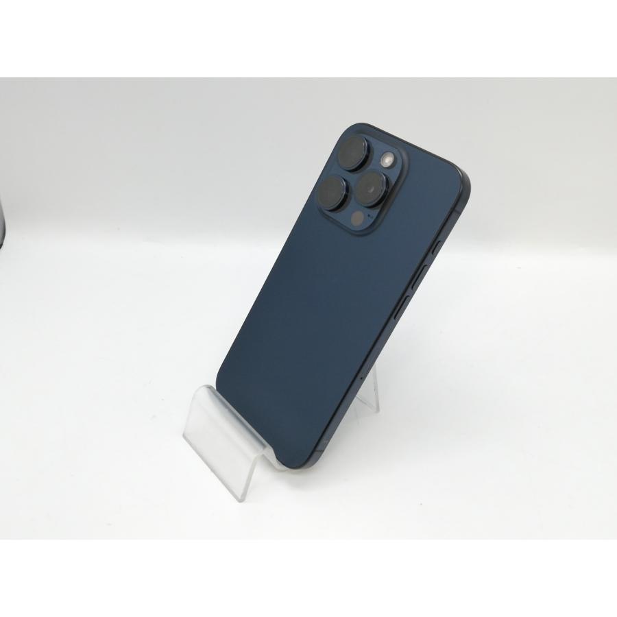 【中古】Apple 国内版 【SIMフリー】 iPhone 15 Pro 128GB ブルーチタニウム MTUA3J/A【京都】保証期間１ヶ月【ランクB】の画像