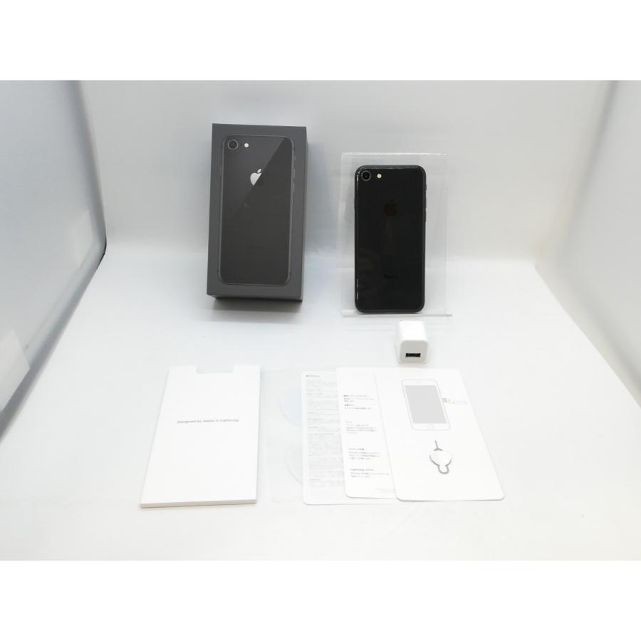 中古】Apple 国内版 【SIMフリー】 iPhone 8 64GB スペースグレイ