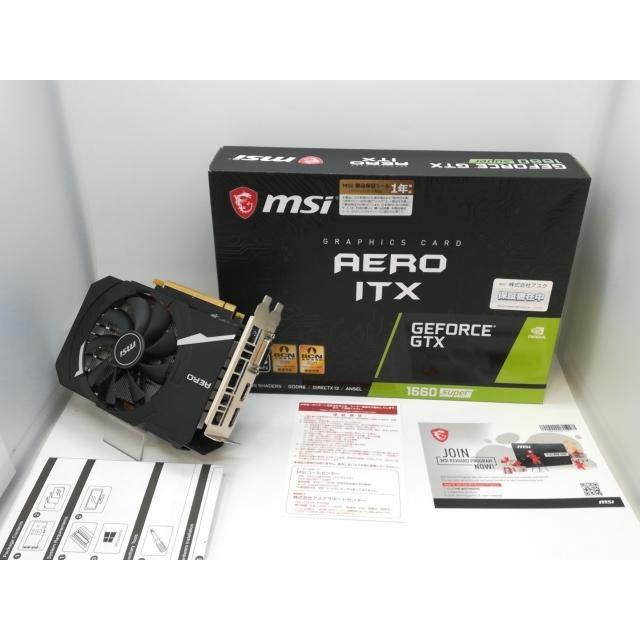 中古】MSI GeForce GTX 1660 SUPER AERO ITX OC GTX1660Super/6GB