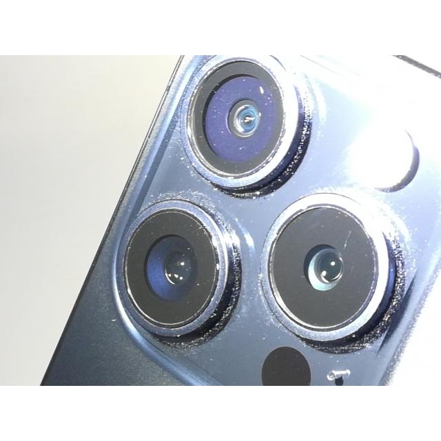 【中古】Apple 国内版 【SIMフリー】 iPhone 15 Pro 256GB ブルーチタニウム MTUG3J/A【京都】保証期間１ヶ月【ランクC】の画像