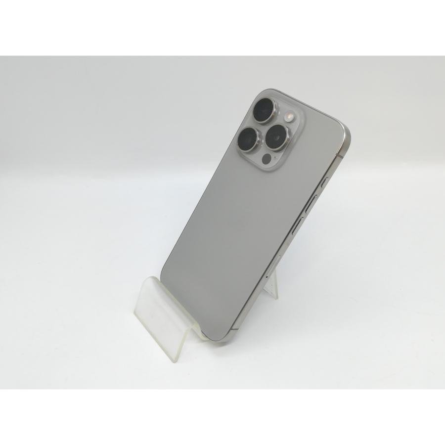 【中古】Apple 国内版 【SIMフリー】 iPhone 15 Pro 128GB ナチュラルチタニウム MTU93J/A【京都】保証期間１ヶ月【ランクA】の画像