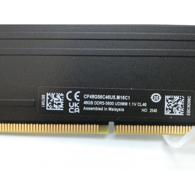 中古】DDR5 48GB 2枚組（合計96GB） DDR5-5600(PC5-44800
