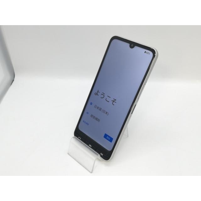 中古】KYOCERA au 【SIMフリー】 BASIO active3 シルバー 4GB 64GB