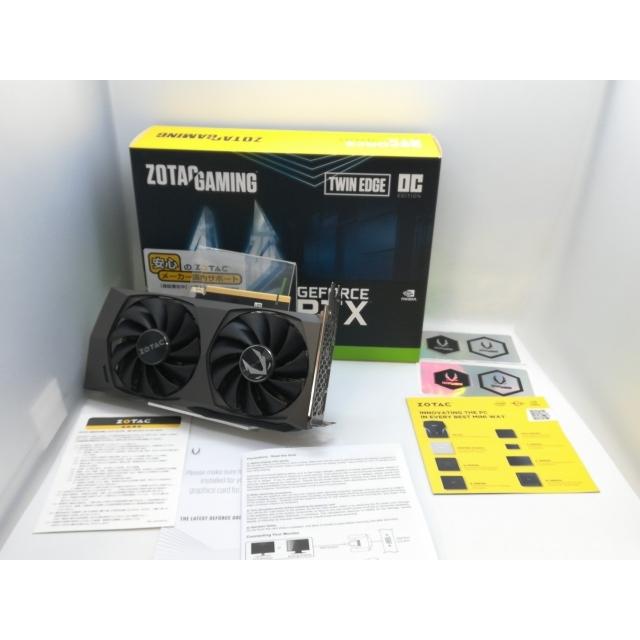 中古】ZOTAC GAMING GeForce RTX 3060 Twin Edge OC (ZT-A30600H-10M
