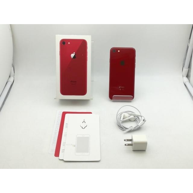 中古】Apple au 【SIMロック解除済み】 iPhone 8 64GB (PRODUCT)RED