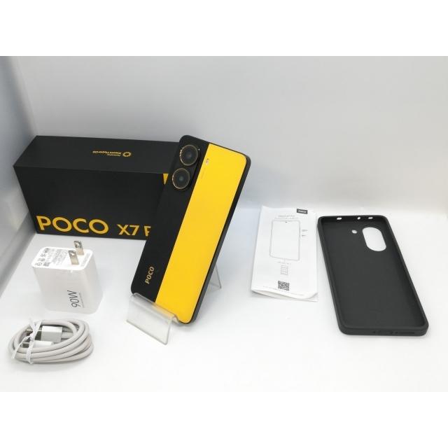 中古】Xiaomi 【SIMフリー】 Poco X7 Pro イエロー 8GB 256GB