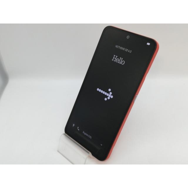 中古】NOTHING 【SIMフリー】 CMF Phone 1 8GB 256GB オレンジ【京都