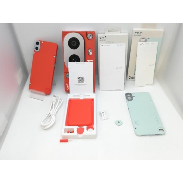 中古】NOTHING 【SIMフリー】 CMF Phone 1 8GB 256GB オレンジ【京都