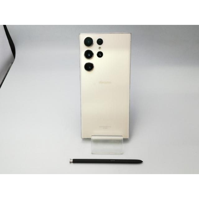 中古】SAMSUNG docomo 【SIMフリー】 Galaxy S23 Ultra クリーム 12GB