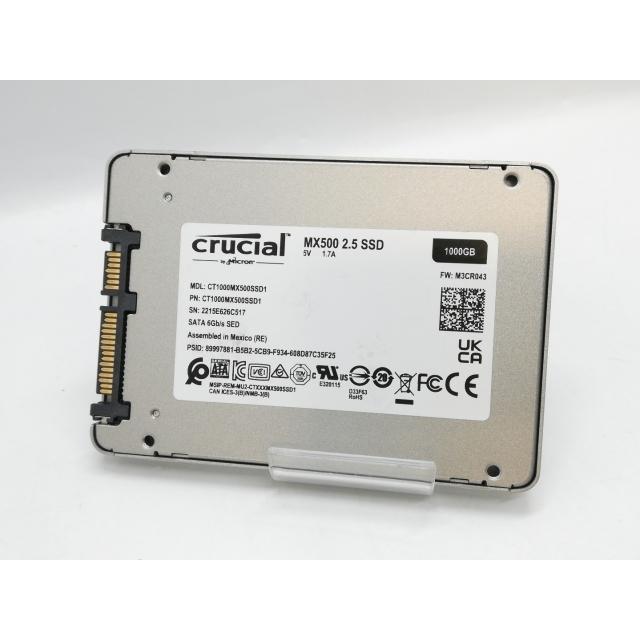 中古】Crucial CT1000MX500SSD1 1TB/SSD/6GbpsSATA/2018年1月/3D TLC