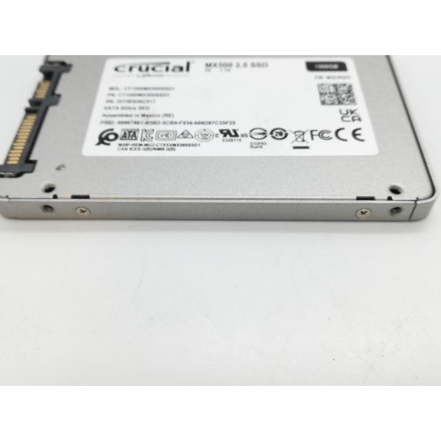 中古】Crucial CT1000MX500SSD1 1TB/SSD/6GbpsSATA/2018年1月/3D TLC
