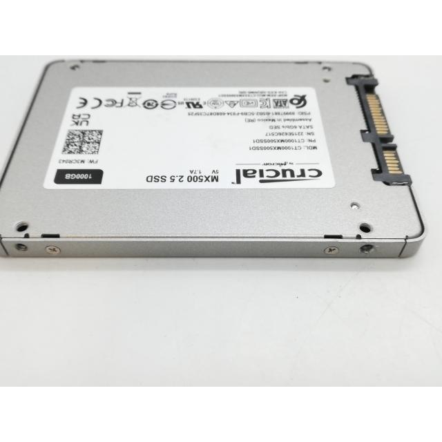 中古】Crucial CT1000MX500SSD1 1TB/SSD/6GbpsSATA/2018年1月/3D TLC