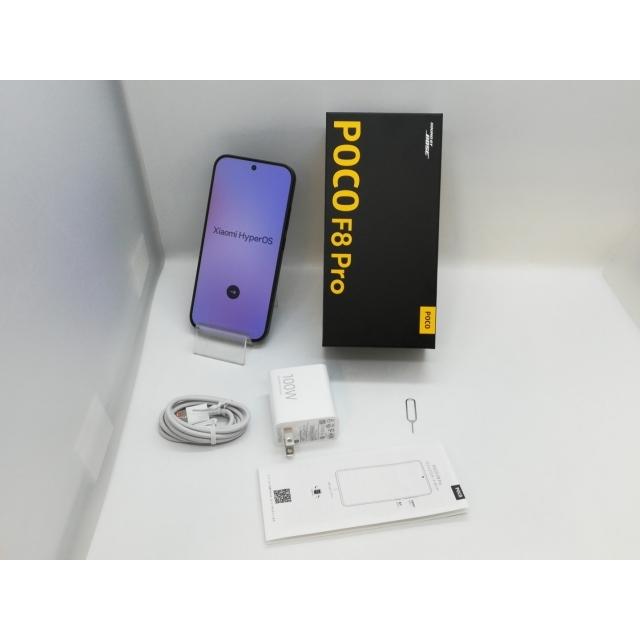 中古】Xiaomi 国内版 【SIMフリー】 POCO F8 Pro ブラック 12GB 256GB