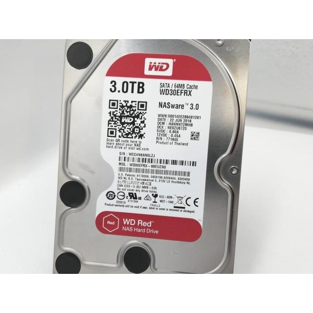 中古】W.D. WD30EFRX WD Red 3TB/5400rpm/64MB/6Gbps【京都】保証期間