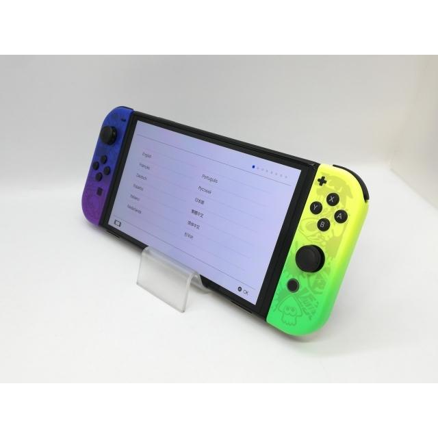 中古】Nintendo Switch 本体 (有機ELモデル) HEG-S-KCAAA スプラ
