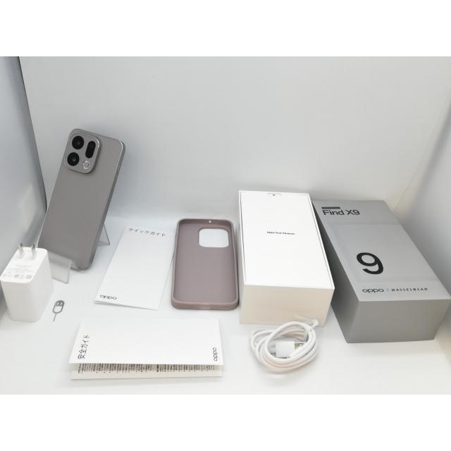 中古】Oppo 国内版 【SIMフリー】 OPPO Find X9 チタニウムグレー 16GB