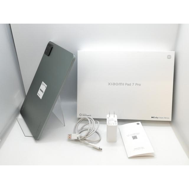 Xiaomi Pad 7 Pro 本体　中古美品 中古】Xiaomi 国内版 【Wi-Fi】 Xiaomi Pad 7 Pro グリーン