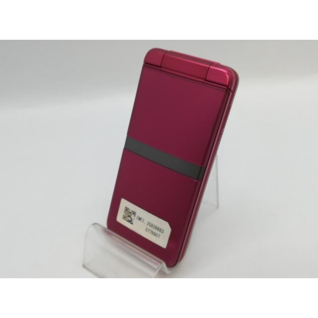 中古】KYOCERA docomo 【SIMフリー】 DIGNOケータイ レッド KY-42C