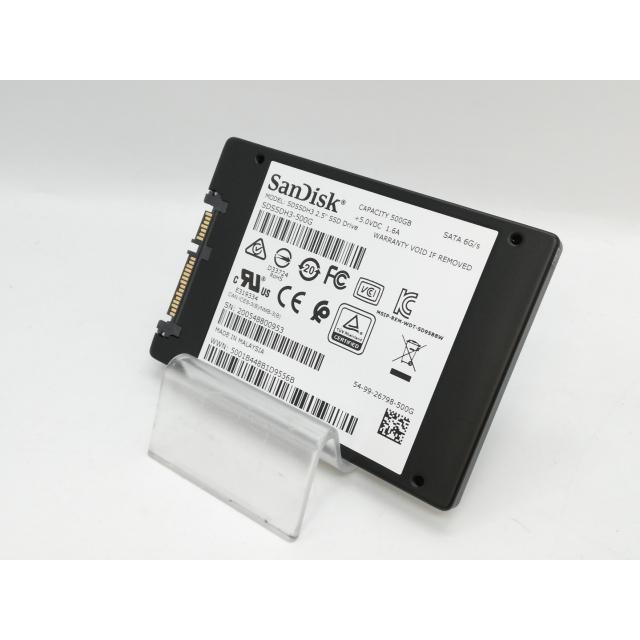中古】SanDisk Ultra3D(SDSSDH3-500G-J25) 500GB/SSD/6GbpsSATA【京都