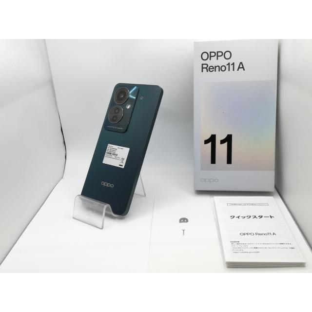 中古】Oppo ymobile 【SIMフリー】 OPPO Reno11 A ダークグリーン 8GB