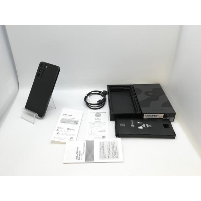中古】SAMSUNG au 【SIMフリー】 Galaxy S22 ファントムブラック 8GB