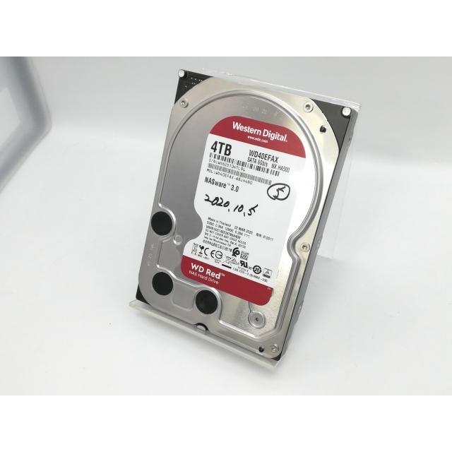 中古】W.D. WD40EFAX WD Red 4TB/5400rpm/256MB/6Gbps【京都】保証期間