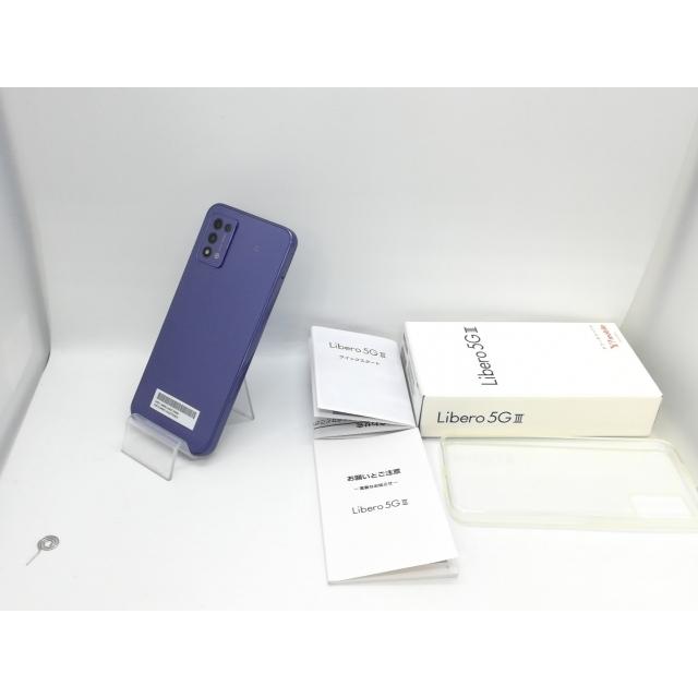 中古】ZTE ymobile 【SIMフリー】 Libero 5G III 4GB 64GB パープル