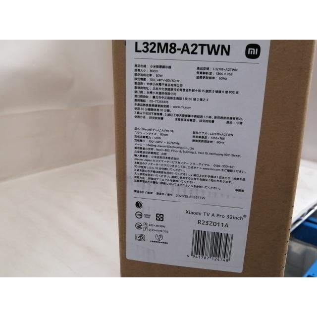 未使用】Xiaomi Xiaomi TV A Pro L32M8-A2TWN [32インチ ブラック  