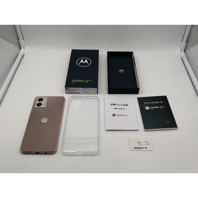 未使用】MOTOROLA ymobile 【SIMフリー】 moto g53y 5G ペールピンク 