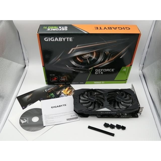 中古】GIGABYTE GeForce GTX 1660 Ti OC 6G(GV-N166TOC-6GD) GTX1660Ti 