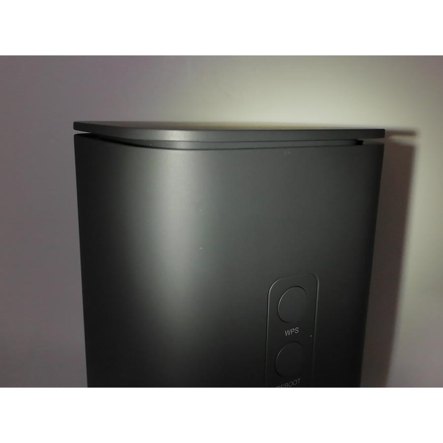 中古】SHARP docomo 【SIMフリー】 home 5G HR02 [ダークグレー]【福岡