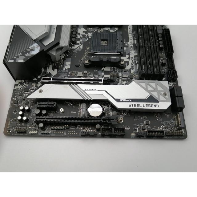 中古】ASRock B550M Steel Legend B550/AM4/2.5GbitLAN/MicroATX【博多