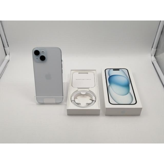 未使用】Apple au 【SIMフリー】 iPhone 15 128GB ブルー MTML3J/A