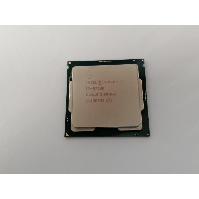 中古】Intel Core i7-9700K (3.6GHz/TB:4.9GHz/SRG15/R0) bulk LGA1151