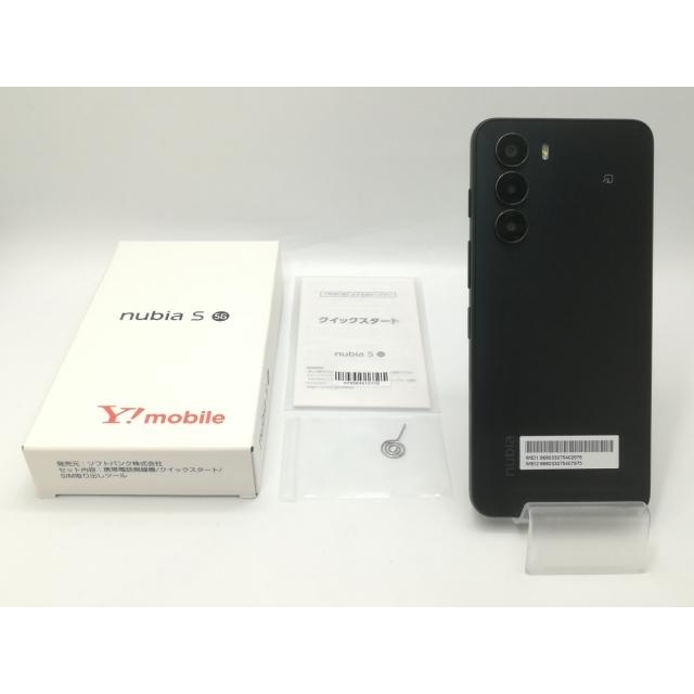 中古】ZTE ymobile 【SIMフリー】 nubia S 5G 4GB 128GB ブラック