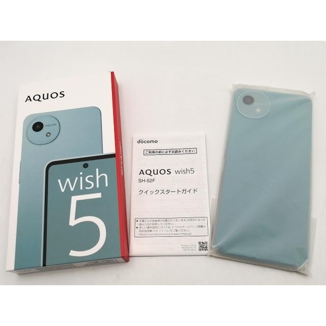 未使用】SHARP docomo 【SIMフリー】 AQUOS wish5 ワカバ 4GB 64GB SH
