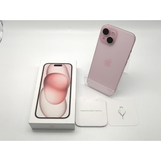 中古】Apple 国内版 【SIMフリー】 iPhone 15 256GB ピンク MTMP3J/A
