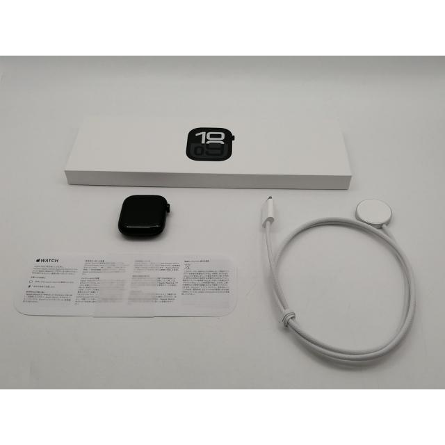【中古】Apple Apple Watch Series10 42mm GPS ジェットブラックアルミニウムケース (バンド無し)【博多】保証期間１ヶ月【ランクB】の画像